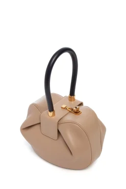Nina Bag in Nude & Navy Nappa Leather