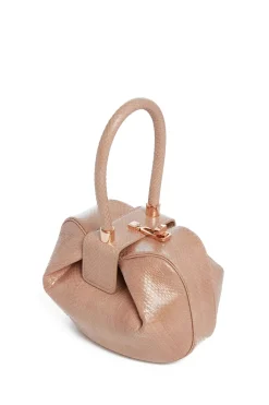 Nina Bag in Nude Snakeskin