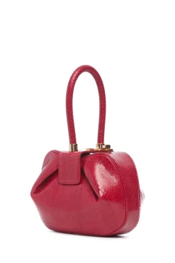 Nina Bag in Red Snakeskin