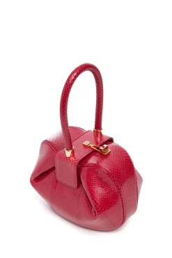 Nina Bag in Red Snakeskin