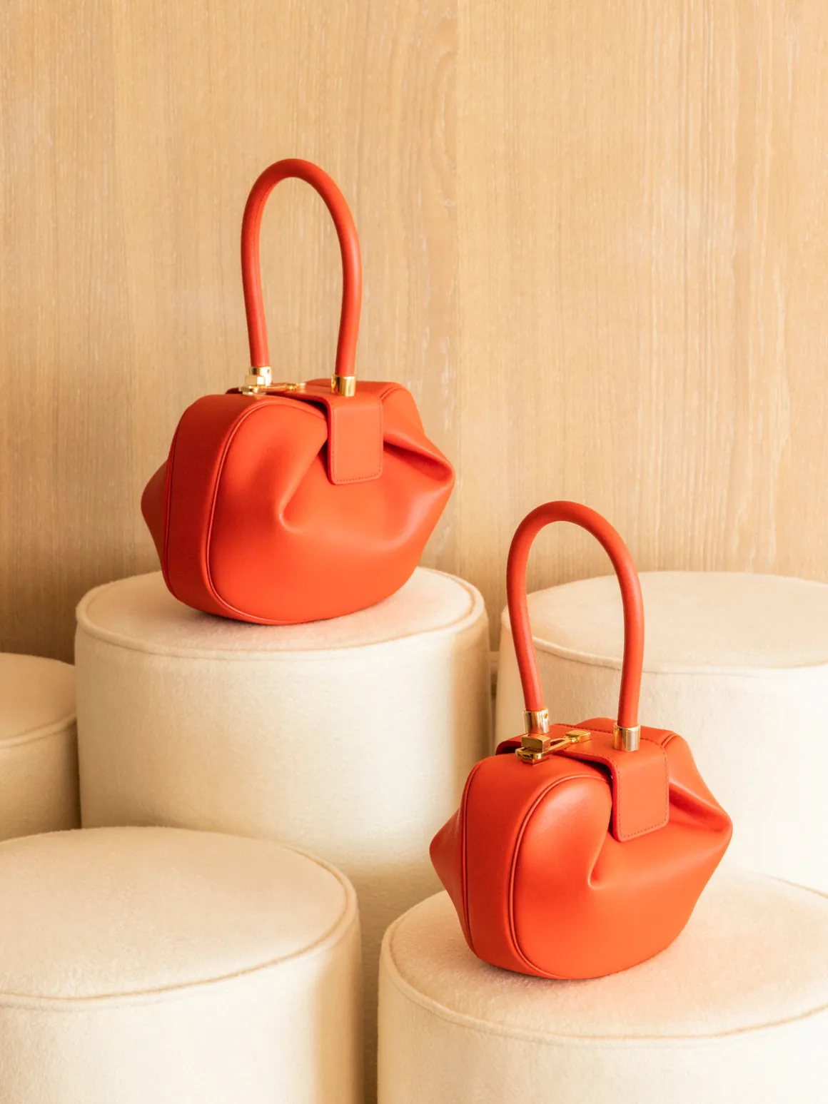 Nina Bag in Spice Nappa Leather