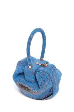 Nina Bag in Water Multi Crochet Cashmere