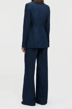 Norman Wide-leg Pant in Recycled Cotton Denim