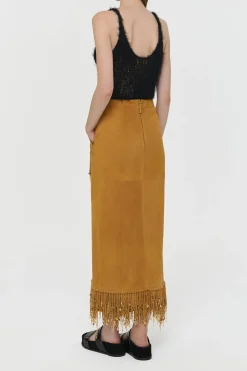 Nur Knit Tank Top in Black Silk Cashmere