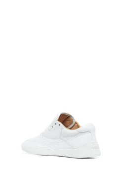 Ohio AUF Limited Edition Slip-on Sneaker in White Textured Leather