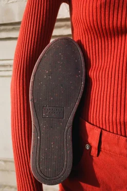 Ohio Slip-on Sneaker in Antelope Orange Nubuck