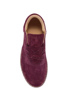 Ohio Slip-on Sneaker in Bordeaux Nubuck