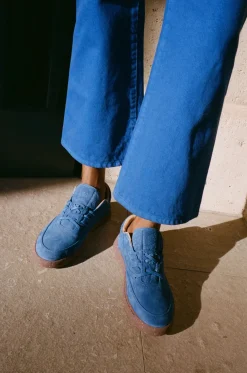 Ohio Slip-on Sneaker in Cobalt Nubuck