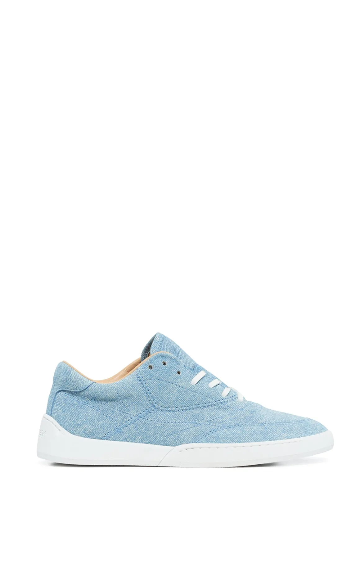 Ohio Slip-on Sneaker in Light Blue Suede Denim