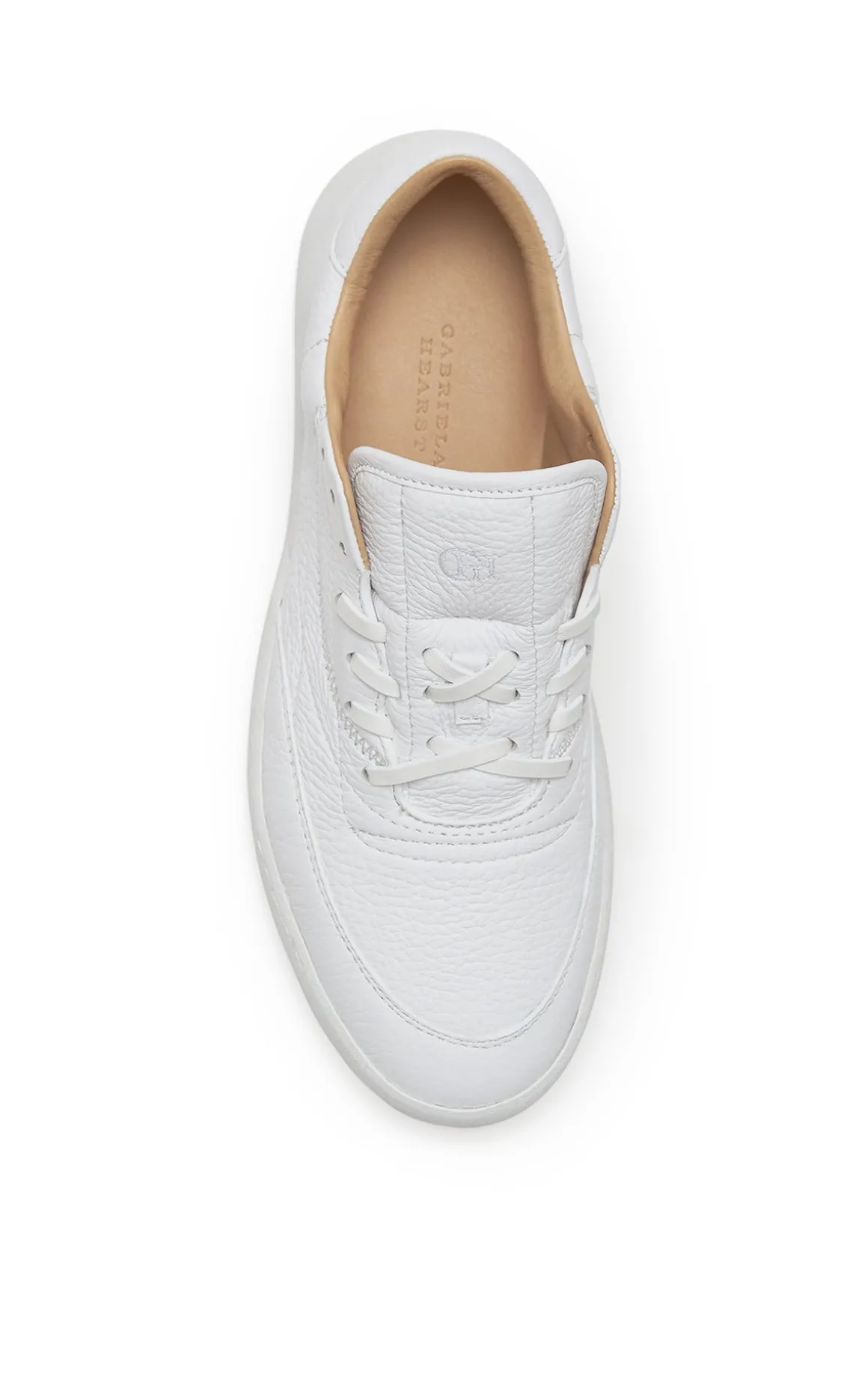 Ohio Slip-on Sneaker in White Textured Leather