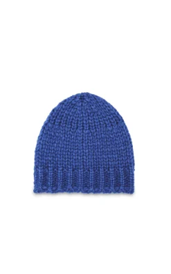 Pacino Knit Hat in Cobalt Welfat Cashmere