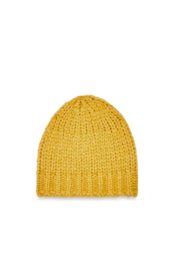 Pacino Knit Hat in Golden Birch Welfat Cashmere