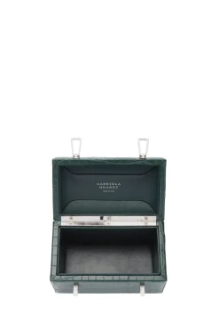Patsy Bag in Green Crocodile Leather