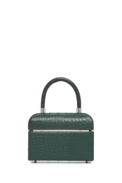 Patsy Bag in Green Crocodile Leather