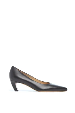 Peggy Pump in Black Nappa Leather
