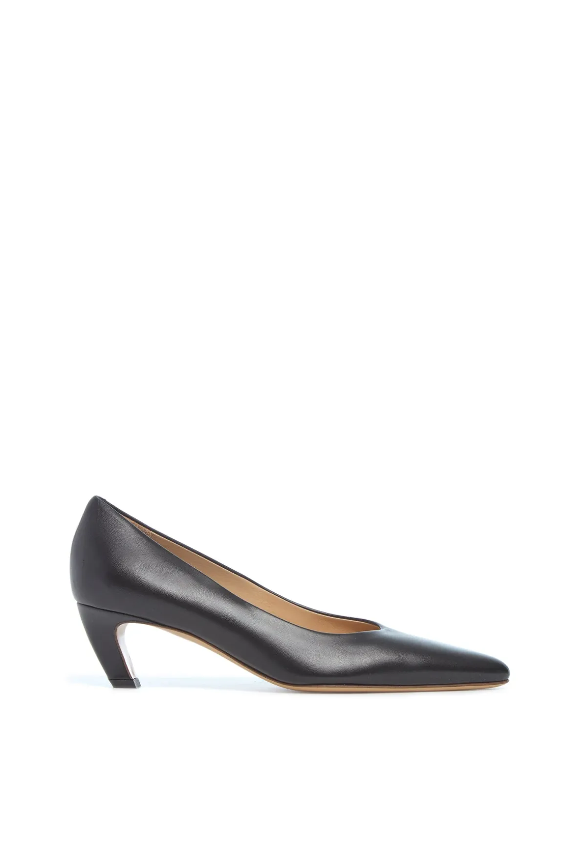 Peggy Pump in Black Nappa Leather
