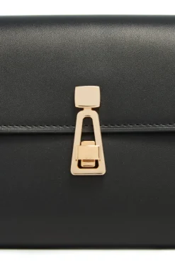 Phone Wallet in Black Leather