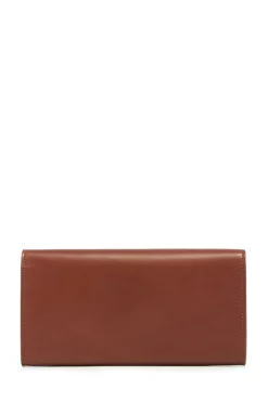 Phone Wallet in Cognac Leather