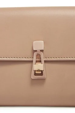 Phone Wallet in Nude Leather