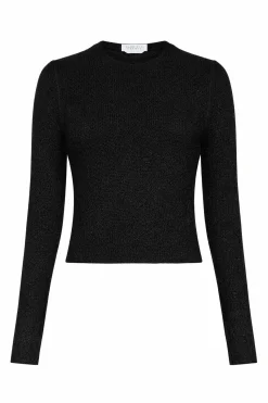 Praedics Knit Sweater in Black Mulberry Silk