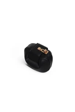 Rafaela Coin Purse in Black Nappa Leather