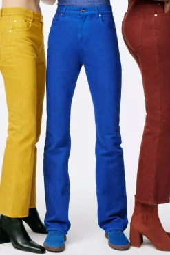 Rey Straight-leg Jean in Cobalt Recycled Cotton Denim