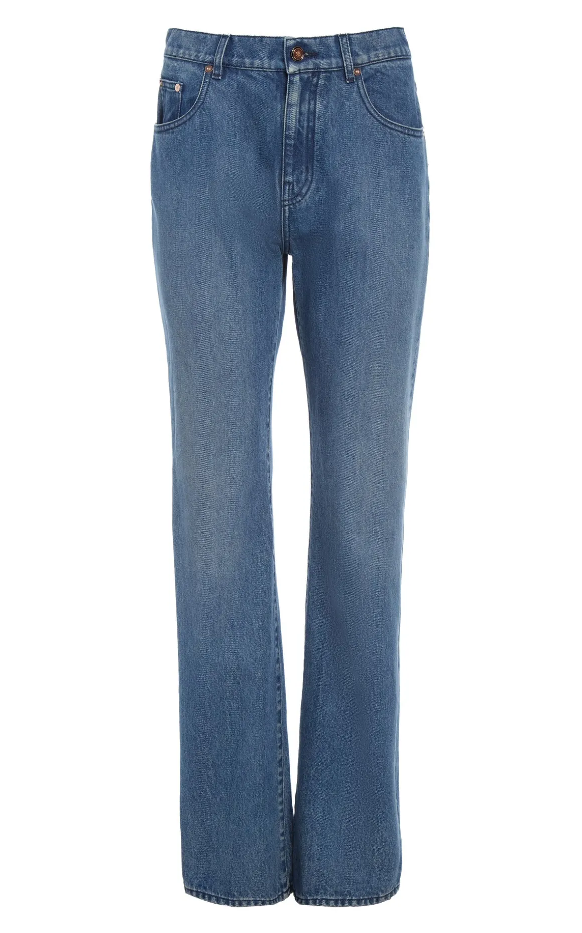 Rey Straight-leg Jean in Uruguayan Blue Recycled Cotton Denim