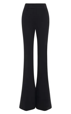 Rhein Flare Pant in Black Cashmere Jersey