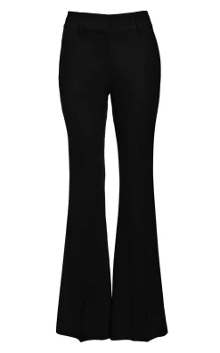 Rhein Flare Pant in Black Sportswear Wool