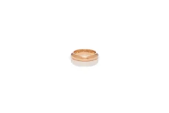 Ring in 18K Rose Gold & Vitreous Black Enamel