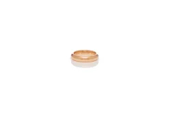 Ring in 18K Rose Gold & Vitreous Blue Enamel