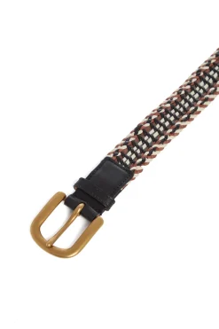 Sam Braided Belt in Cognac Multi Leather
