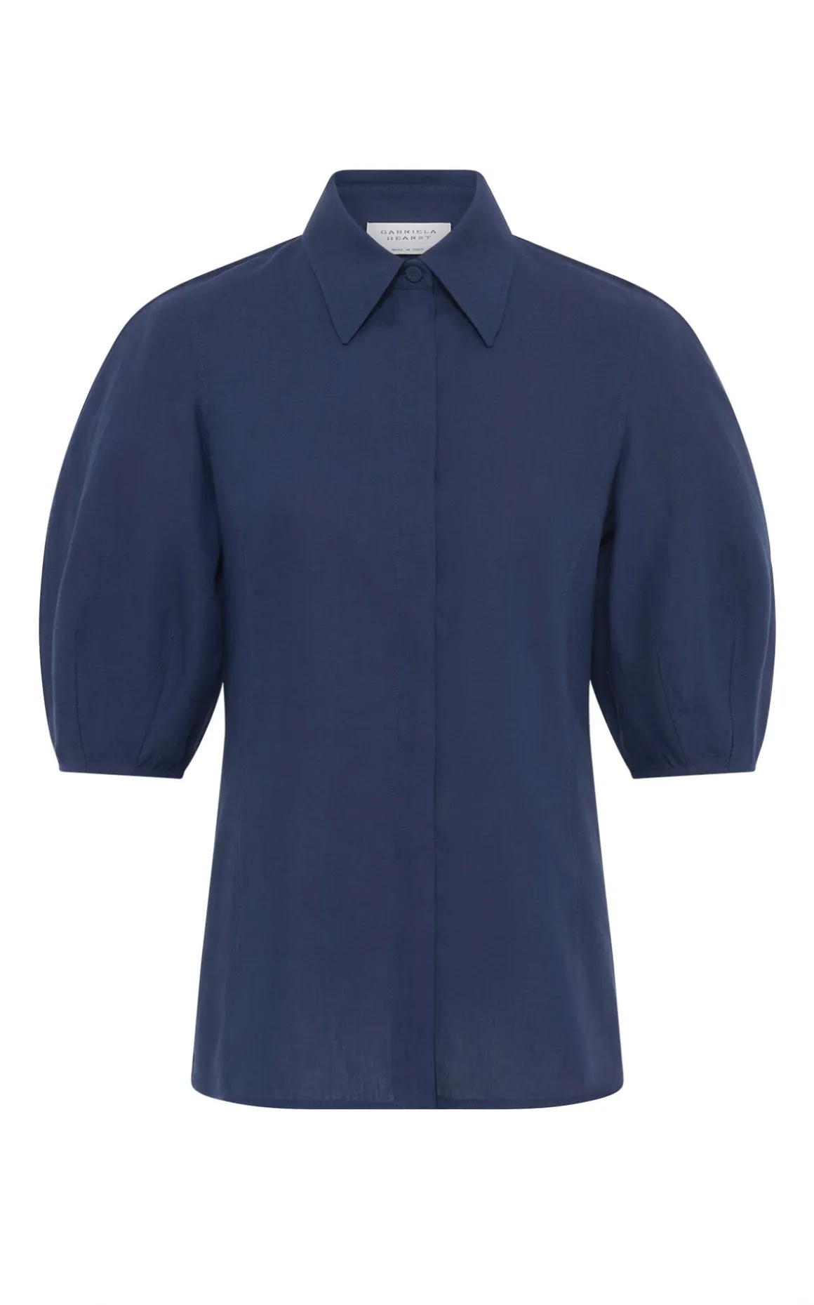 Sansi Top in Electric Navy Aloe Linen