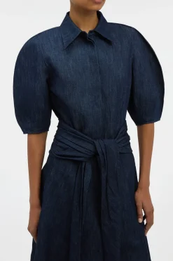 Sansi Top in Recycled Cotton Denim
