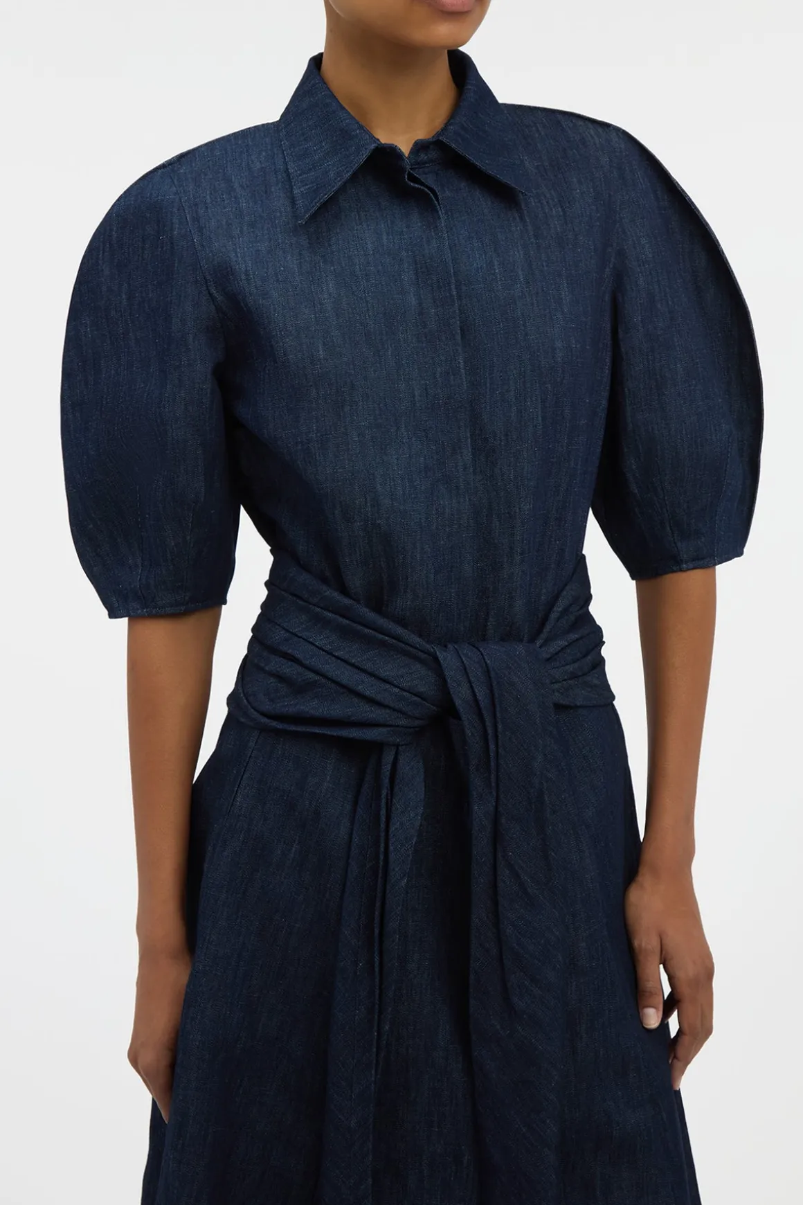 Sansi Top in Recycled Cotton Denim