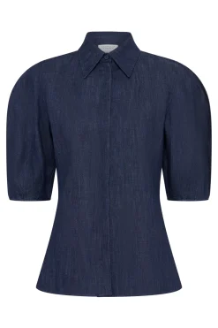 Sansi Top in Recycled Cotton Denim