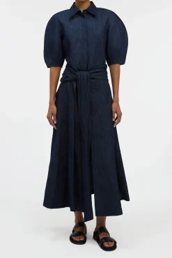 Sansi Top in Recycled Cotton Denim