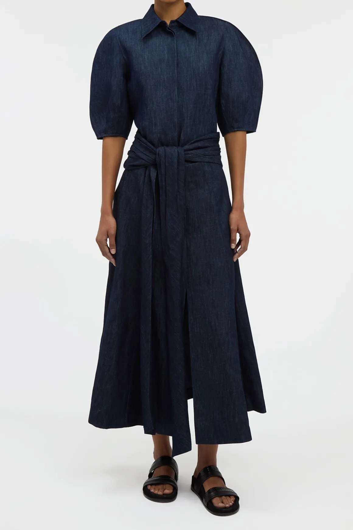 Sansi Top in Recycled Cotton Denim
