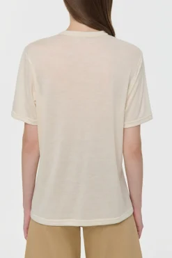 Sayara T-Shirt In Fool Multi Printed Cashmere Jersey