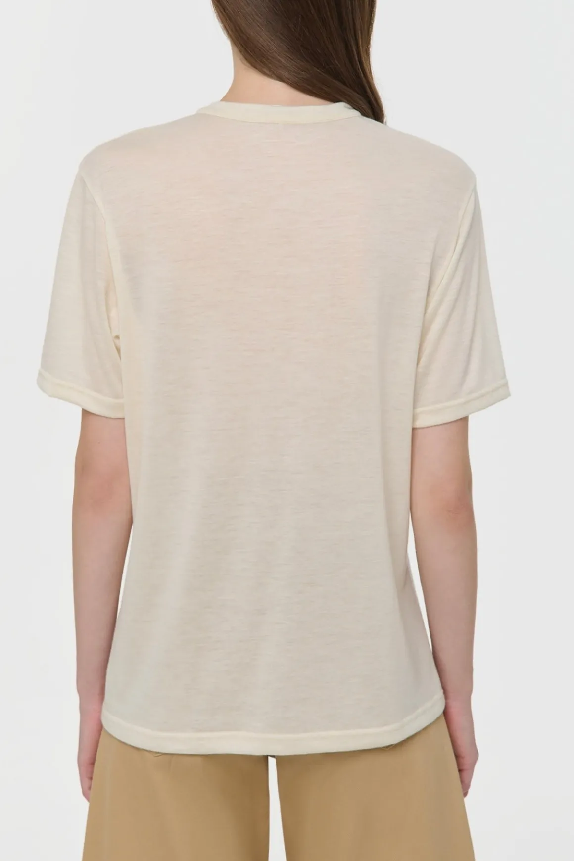 Sayara T-Shirt In Fool Multi Printed Cashmere Jersey