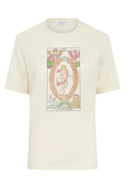 Sayara T-Shirt In World Multi Printed Cashmere