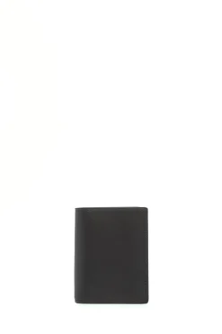 Simple Card Wallet in Black Leather