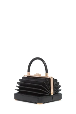Small Diana Bag in Black Nappa Leather