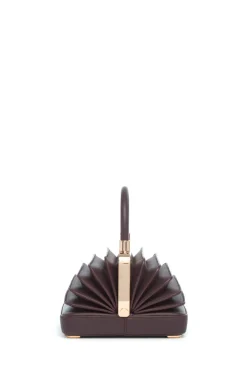 Small Diana Bag in Bordeaux Nappa Leather