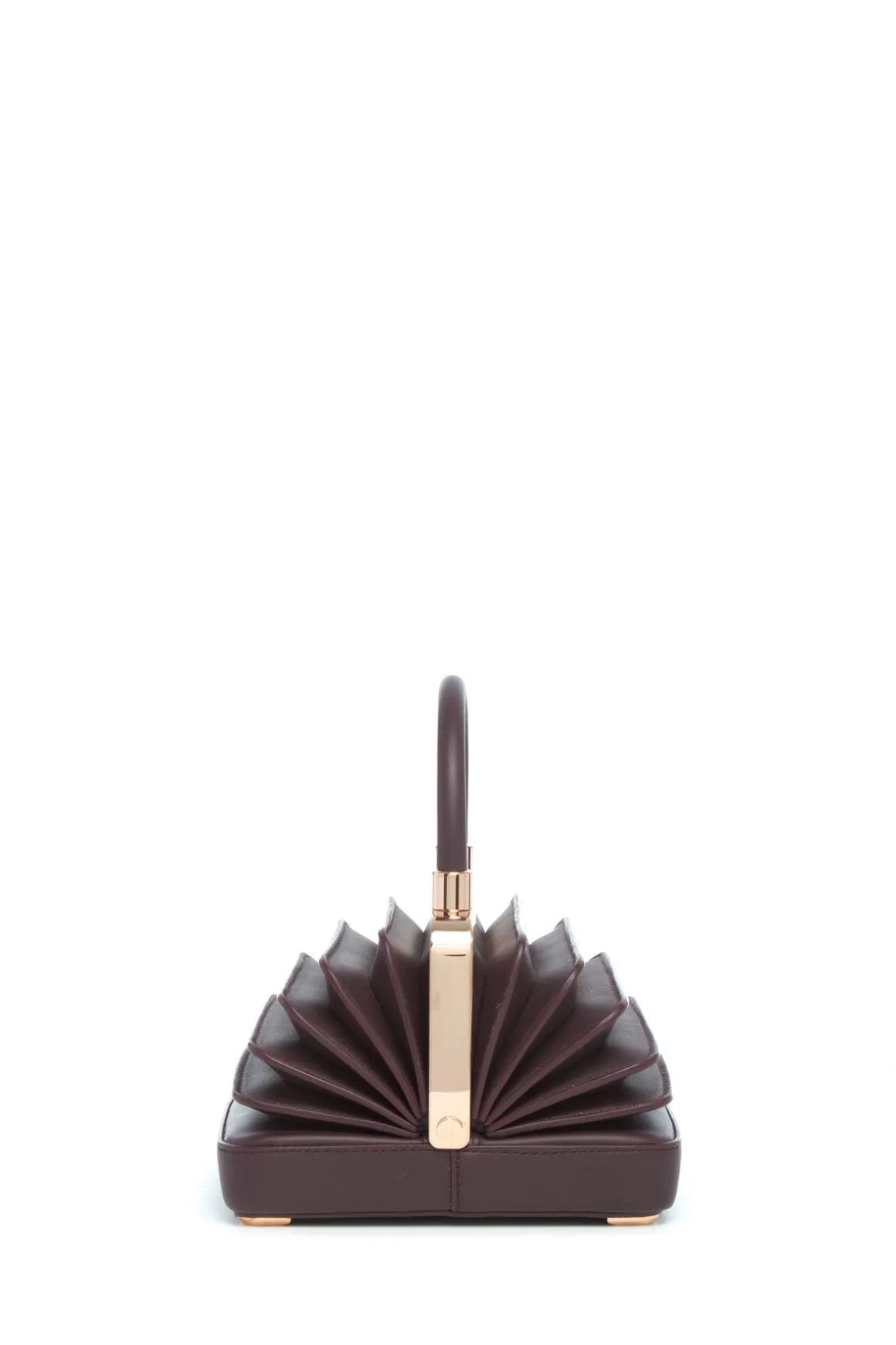 Small Diana Bag in Bordeaux Nappa Leather
