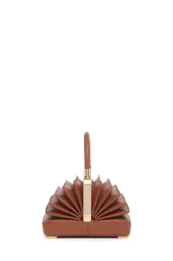 Small Diana Bag in Cognac Nappa Leather