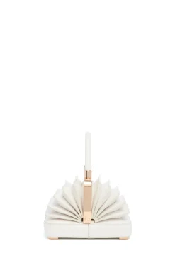 Small Diana Bag in Ivory Nappa Leather