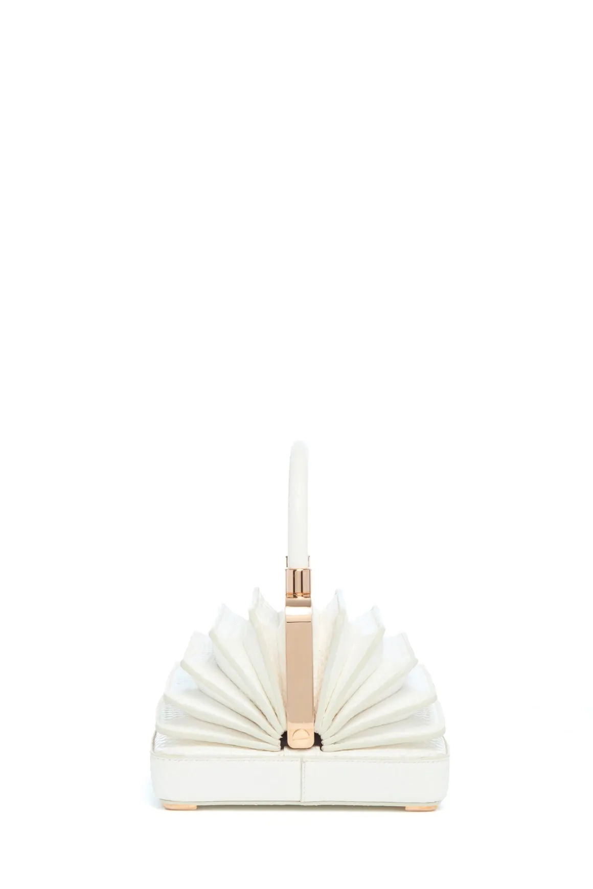 Small Diana Bag in Ivory Snakeskin
