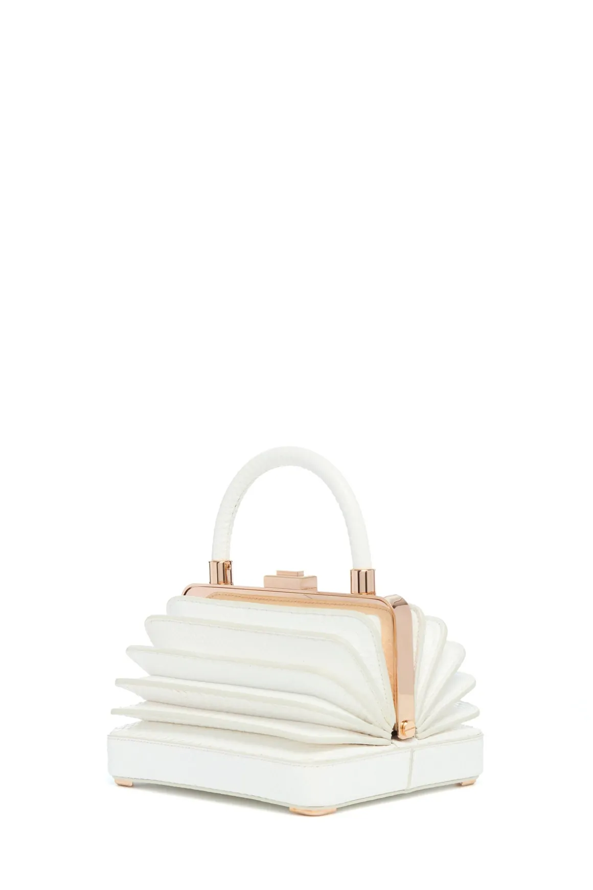 Small Diana Bag in Ivory Snakeskin