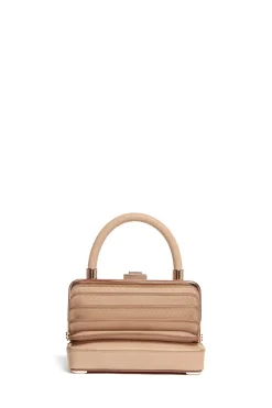 Small Diana Bag in Nude Snakeskin